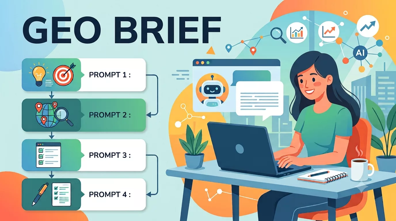 Illustration : prompt brief GEO